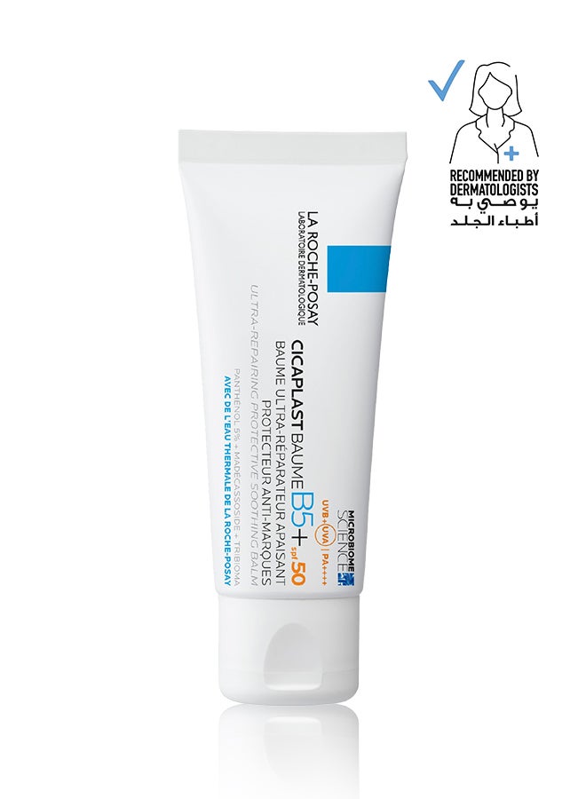 LA ROCHE-POSAY Cicaplast Baume B5+ Spf 50: Soothing Repairing Balm For Dry, Irritated And Sun-Exposed Skin - Image 1