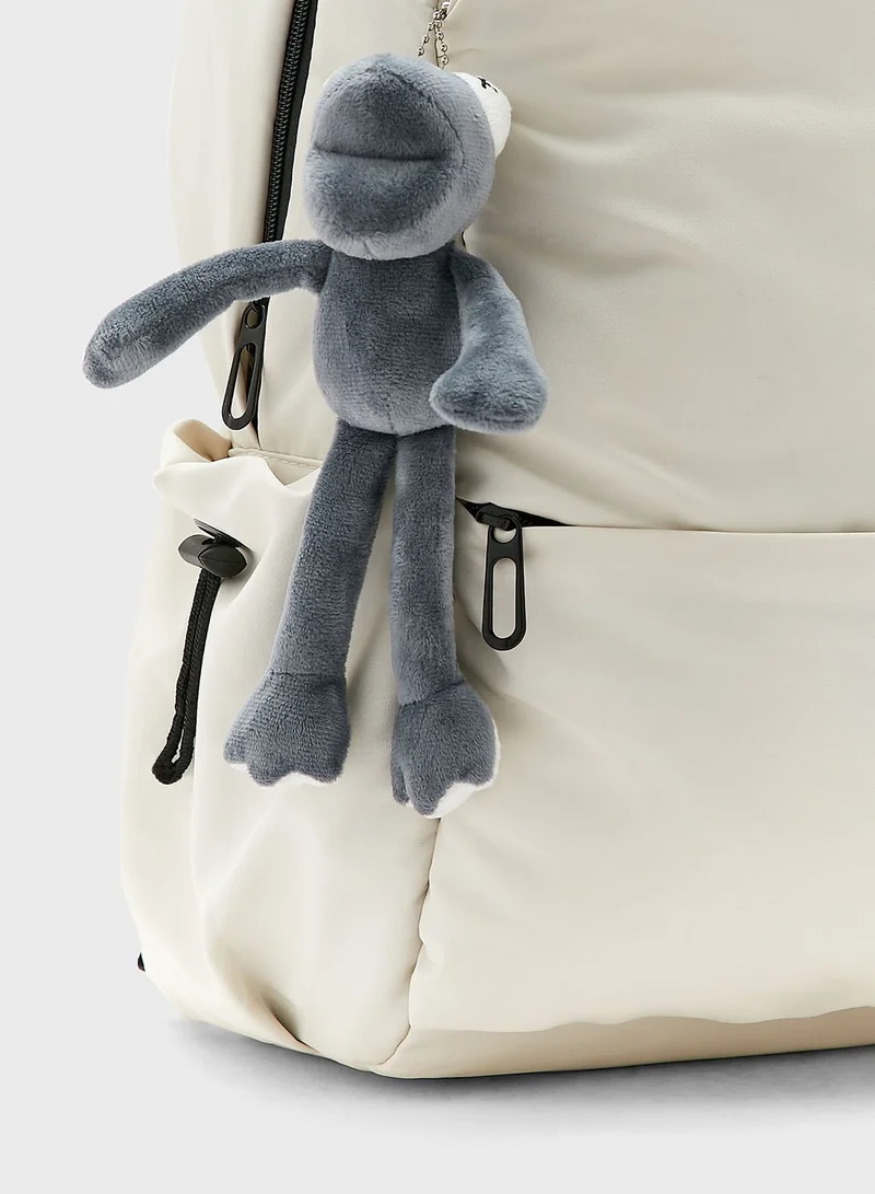 Ginger Backpack With Laptop Compartment With Bunny Charm