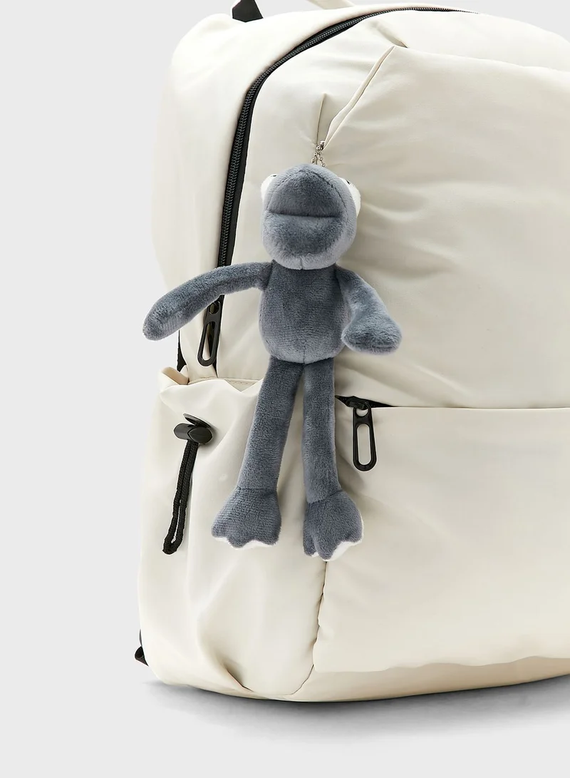 Ginger Backpack With Laptop Compartment With Bunny Charm
