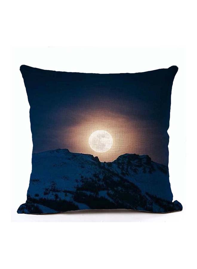 NIBEMINENT Vintage Style Moon Printed Soft Cushion Cover Multicolour 45x45cm