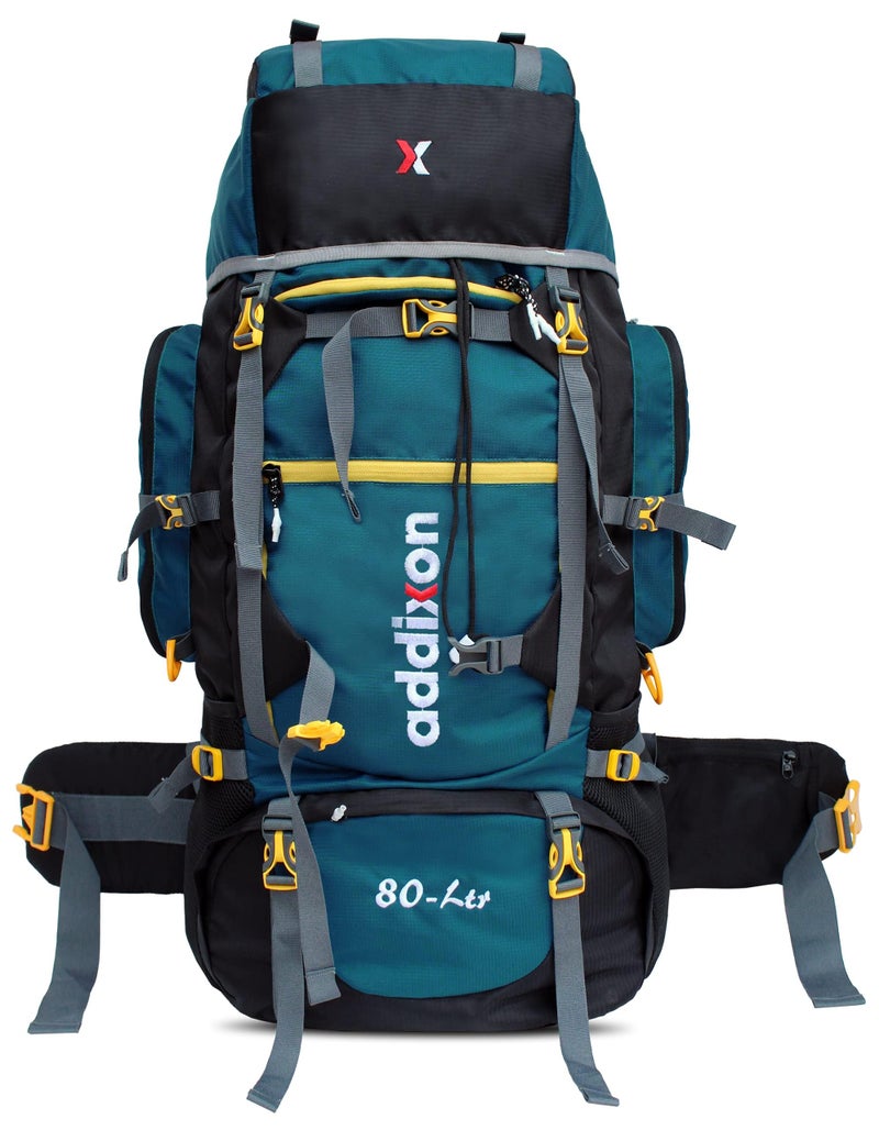 addixon TRAVEL HIKING BAGPACKS RUCKSACK TRAVEL BACKPACK FOR ADVENTURES TREKS Rucksack - 80 L (Black) - Image 1