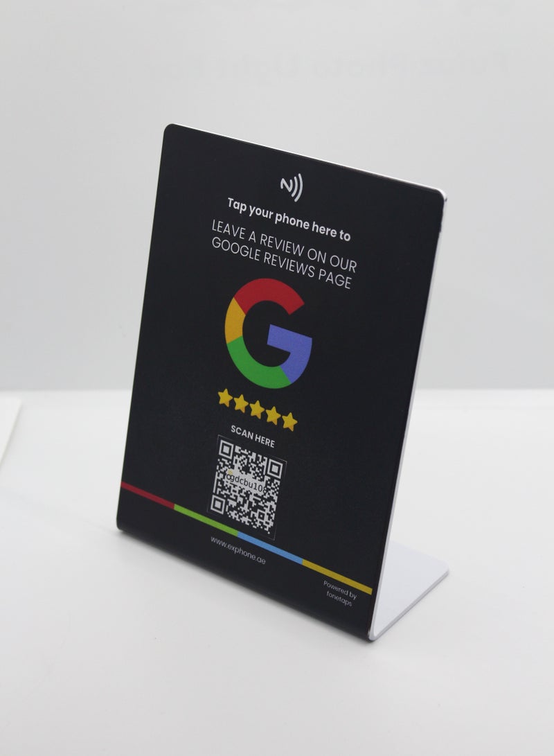 ان اف سي Google Review NFC Stand - تعزيز التقييمات على iOS وAndroid - Image 1