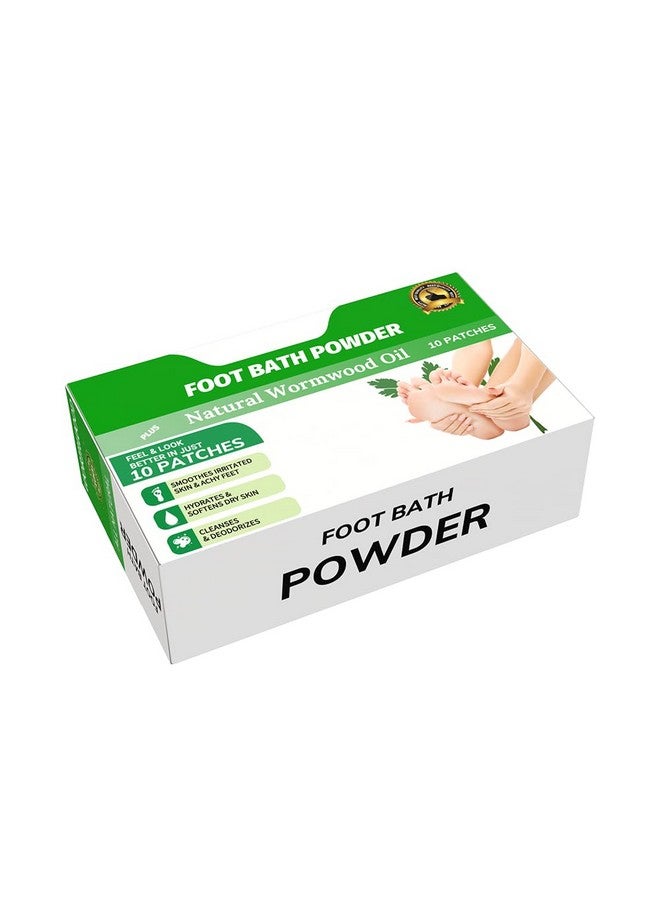 HaRvic Foot Bath Powder Foot Pads for Stress Relief Sleep Rest and Pain Free Remove Toxins Premium Organic Adhesive Foot Patches Anti-Swelling Foot SPA Mask Pads - 10 Pads - Image 2