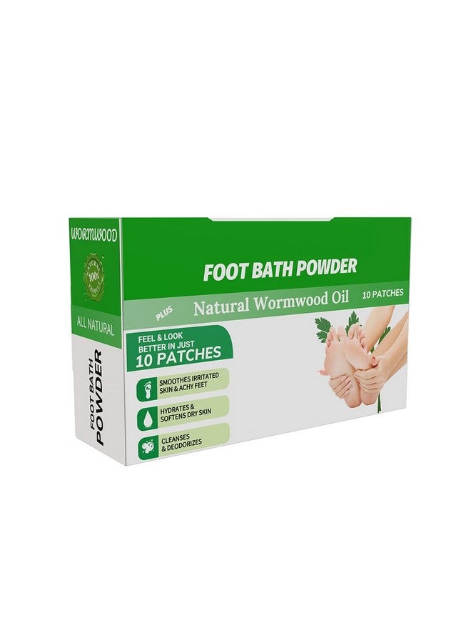 HaRvic Foot Bath Powder Foot Pads for Stress Relief Sleep Rest and Pain Free Remove Toxins Premium Organic Adhesive Foot Patches Anti-Swelling Foot SPA Mask Pads - 10 Pads - Image 5