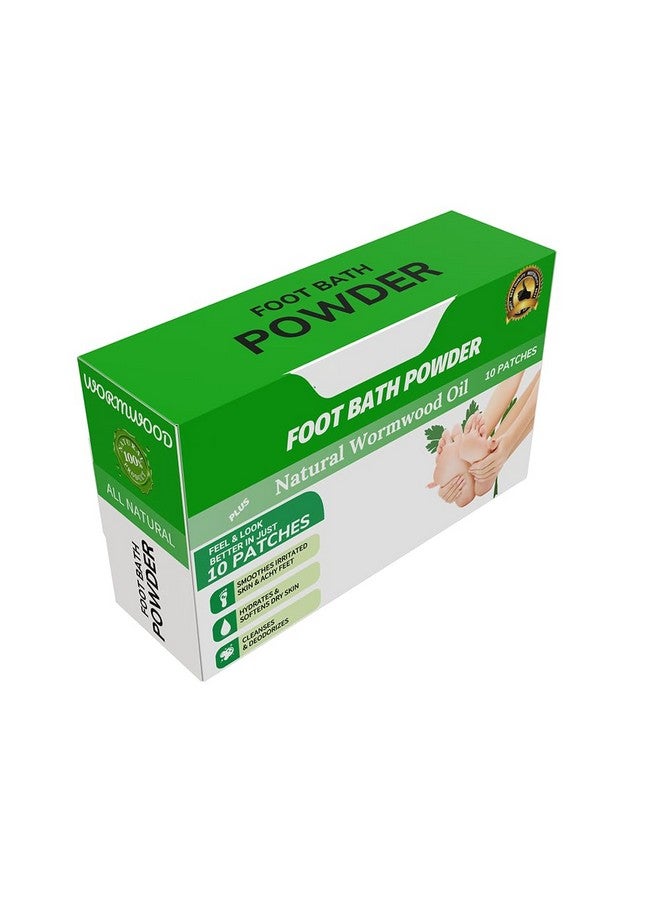 HaRvic Foot Bath Powder Foot Pads for Stress Relief Sleep Rest and Pain Free Remove Toxins Premium Organic Adhesive Foot Patches Anti-Swelling Foot SPA Mask Pads - 10 Pads - Image 3