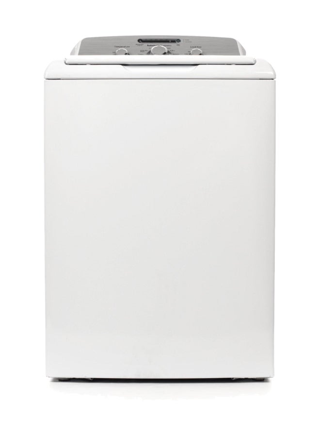 Mabe غسالة تحميل علوي 11 كجم، 3 مقبض، 6 خيارات حرارة، أبيض - Image 1