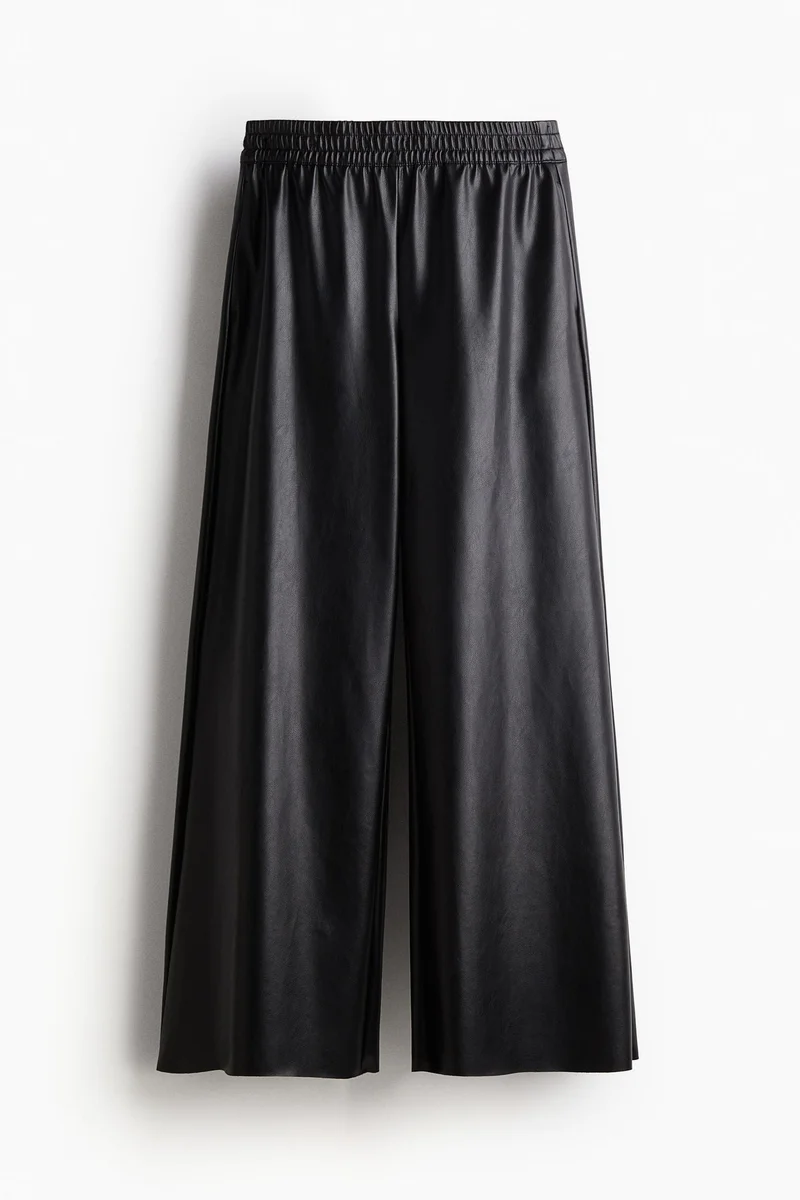 H&M Wide Coated Joggers