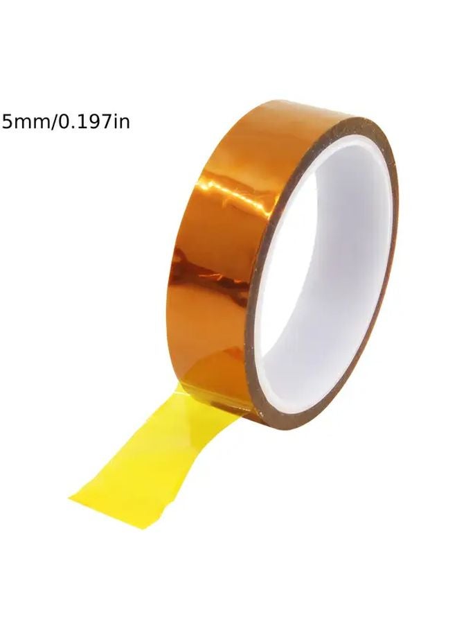 High Temperature Heat Resistant Adhesive Tape 5mm x 118.1 Inch For Soldering PCB Protection - Image 1