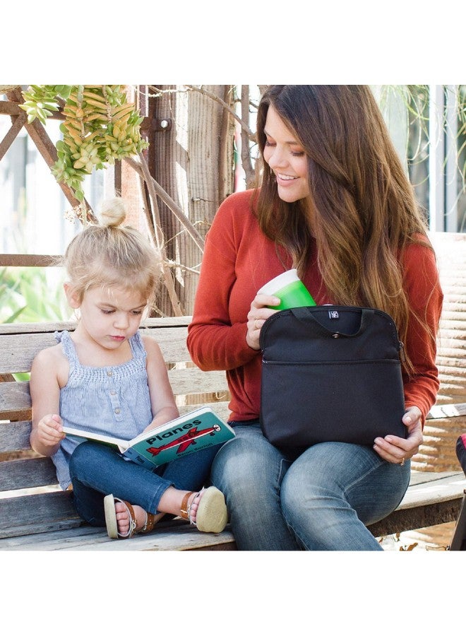 J.L. Childress J.L. Childress MaxiCOOL 4 Bottle Breastmilk Cooler, Baby Bottle and Baby Food Bag, Insulated and Leak Proof, Ice Pack Included, Black  - Image 3