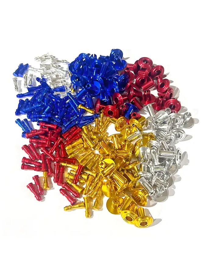 Purple Motorcycle Shell Decoration Accessories CNC Rivet Screws Durable Metal - Image 2