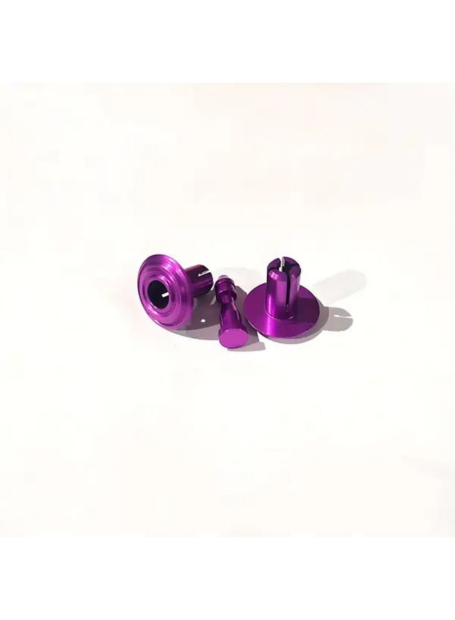 Purple Motorcycle Shell Decoration Accessories CNC Rivet Screws Durable Metal - Image 1