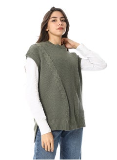 Caesar Womens Wool Long Vest  - Image 4