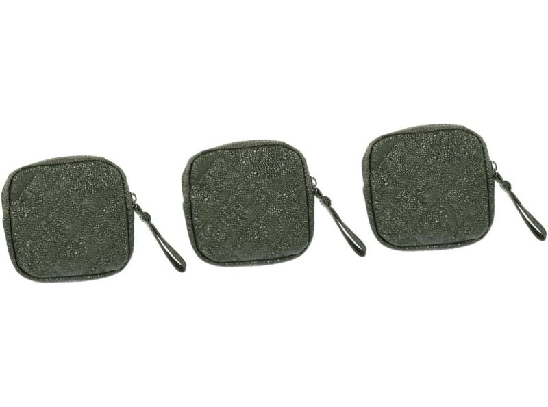 3 Pack Green Sanitary Napkin Bag Tampon Pouch Feminine Menstrual Period Storage Holder - Image 1