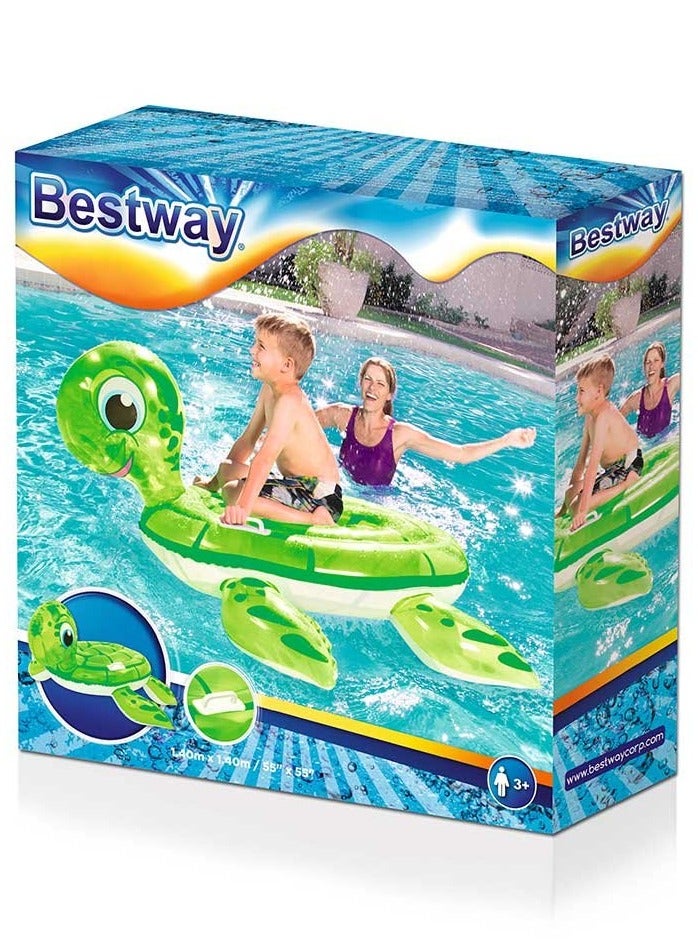 Bestway Rider Turtle Inflatable Ride-on 140x140cm | Inflatable Ride-on | Kids Float | Pool Float | Summer Water Toy | Pool & Beach Toy - Image 3