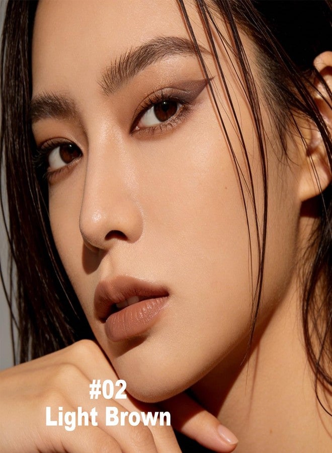 Okerker Light Brown Ultra Fine Liquid Eyeliner, Slim Tip for Winged & Inner Liner - Image 2