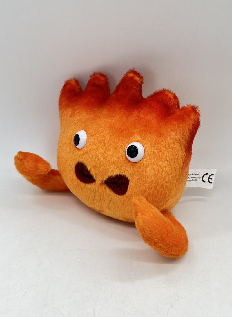 Calcifer Plush Toy, Fire Demon Stuffed Doll Pillow, Short Plush PP Cotton, Cute and Soft Cuddly Figure  - Image 3