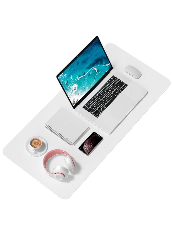 jaexest Large PU Leather Desk Mat 90x43 cm (35.5"x17") - Waterproof, Non-Slip Mouse Pad, Desk Protector for Office & Home, Multiple Colors - Image 2
