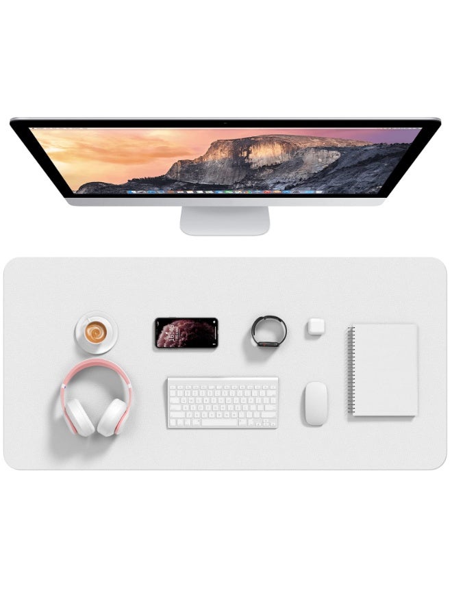 jaexest Large PU Leather Desk Mat 90x43 cm (35.5"x17") - Waterproof, Non-Slip Mouse Pad, Desk Protector for Office & Home, Multiple Colors - Image 1