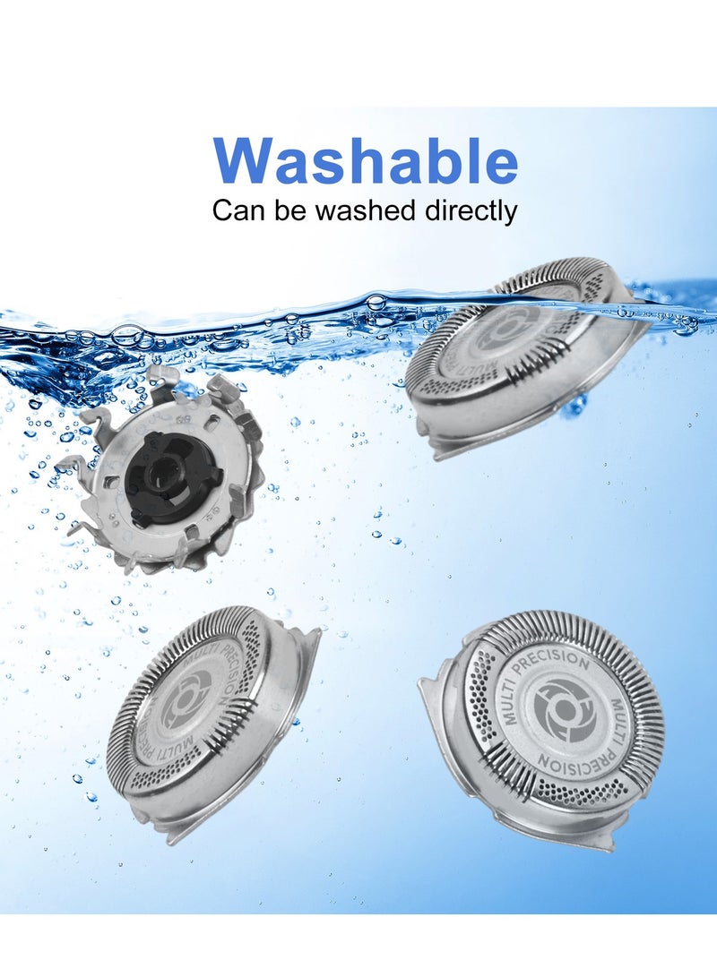 6 Pcs Replacement Shaver Heads for Electric Shaver, Replacement Heads for Mens Shaver - Image 3
