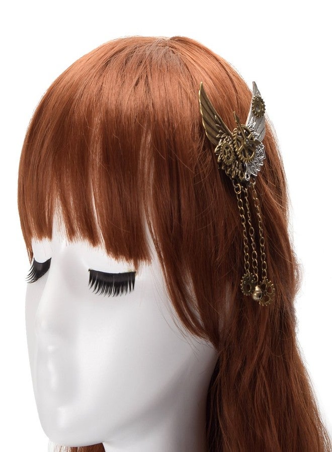 BLESSUME Vintage Steampunk Hair Clip Punk Gothic Headwear (Style 3) - Image 2