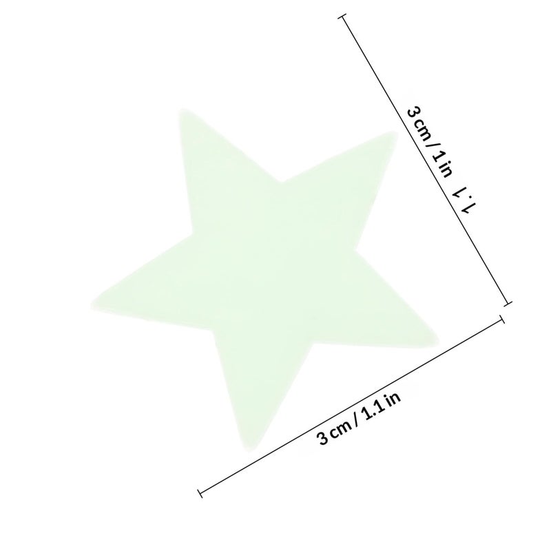 Glow In The Dark Star Stickers 500 Pieces Luminous Wall Decals For Bedroom Ceiling Nursery Decor - Image 3