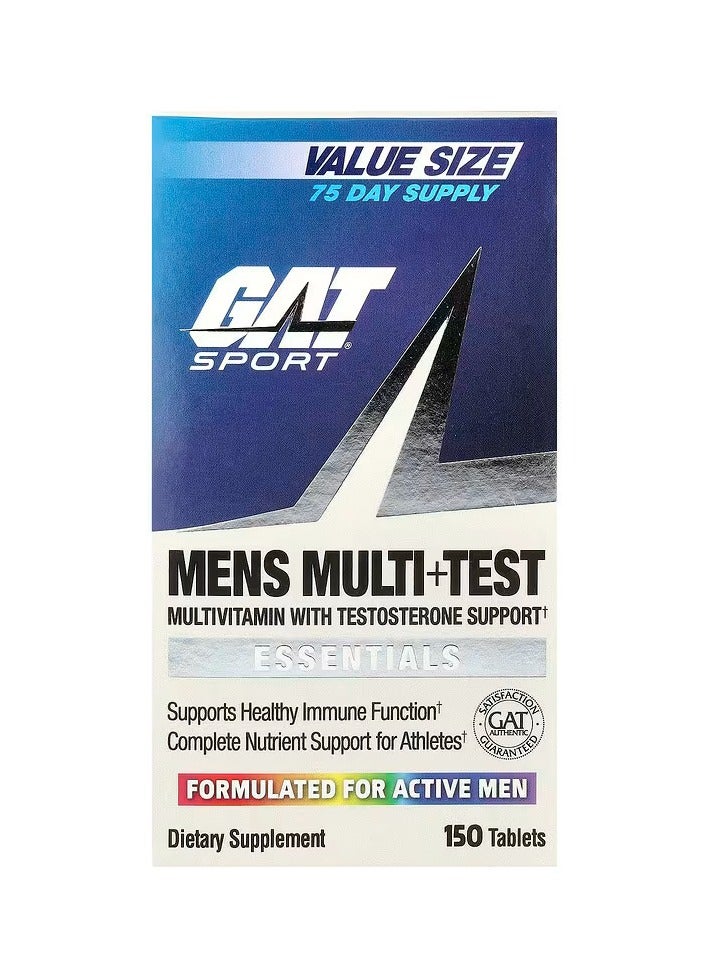 GAT Sport Men’s Multi test - 150 Tablets - Image 1