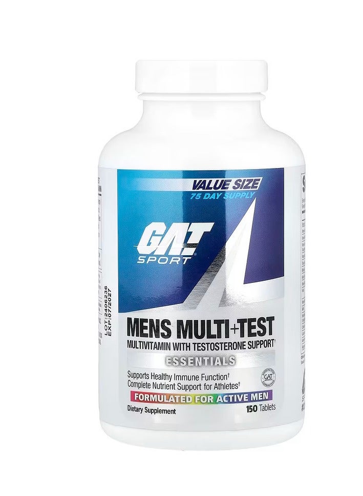 GAT Sport Men’s Multi test - 150 Tablets - Image 2