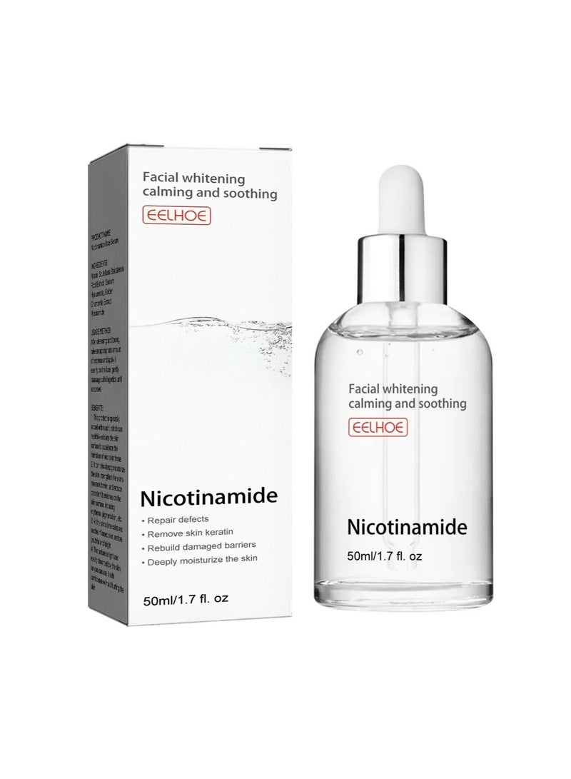 EELHOE Niacinamide Facial Essence, Whitening Pimple Treatment Hyaluronic Acid Serum, Anti Wrinkle And Anti Aging Face Serum For Pimple, Acne And Pore Shrinking, (1pc, 5oml) - Image 1