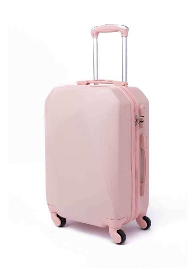 LIMRA Cabin Carry Check-In Luggage Trolley Size 20 inch Pink  - Image 1