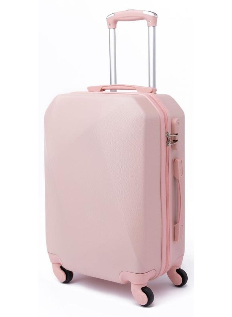 LIMRA Cabin Carry Check-In Luggage Trolley Size 20 inch Pink - Image 1