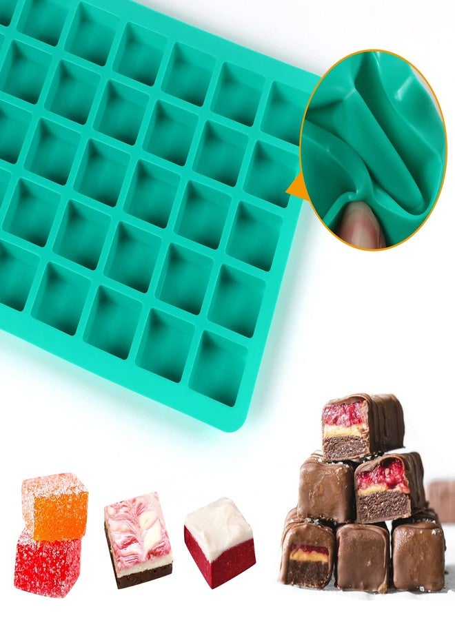 Sidosir 3Pcs Square Caramel Candy Mold Silicone, 40-Cavity Gummy Silicone Molds for Fat Bombs, Chocolate Truffles Mold for Hard Candy, Ice Cube,Jelly - Image 4