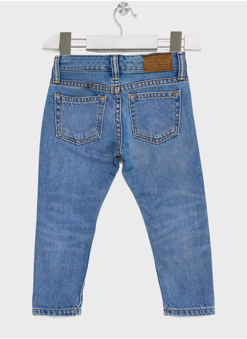 POLO RALPH LAUREN - Kids Mid Wash Jeans - Image 1