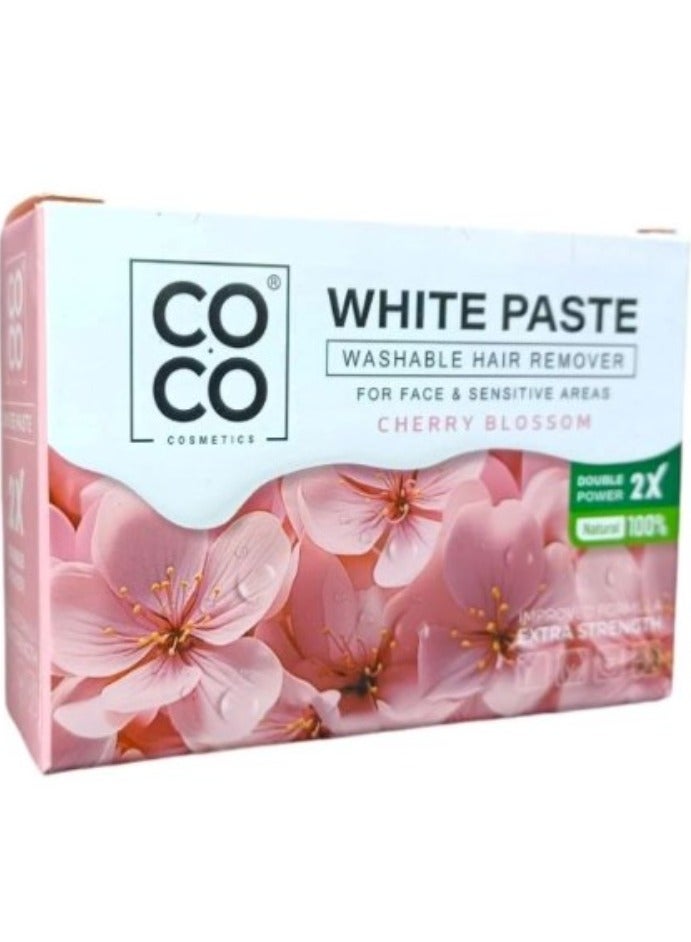 Coco Cherry Blossom White Paste for Body and Facial Hair Removal 100g