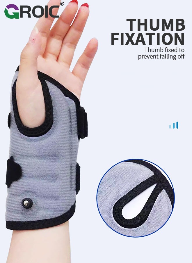 GROIC Thumb Inflatable Wrist Support, Wrist Guard Carpal Tunnel Hand Splint, Thumb Splints Inflatable Hand Brace, Wrist Brace Wrist Protector for Wrist Pain Relief, Arthritis, Tendinitis (Left) - Image 5
