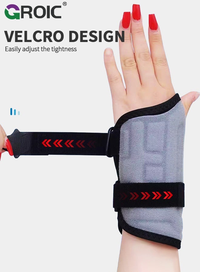 GROIC Thumb Inflatable Wrist Support, Wrist Guard Carpal Tunnel Hand Splint, Thumb Splints Inflatable Hand Brace, Wrist Brace Wrist Protector for Wrist Pain Relief, Arthritis, Tendinitis (Left) - Image 4