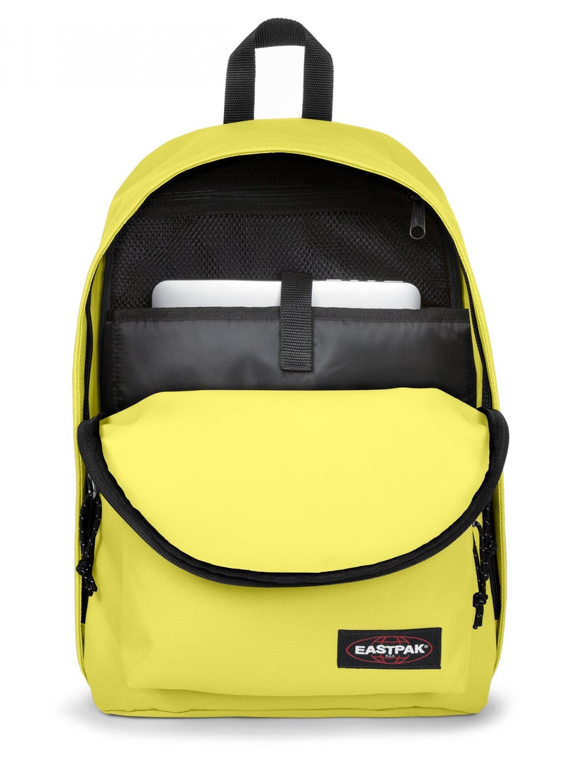 EASTPAK Out Of Office Medium Backpack With Laptop Protection - Neon Lime  - Image 2
