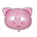Soochat Pig Balloon Pink Pig Head Balloons Aluminium Film Balloon for Birthday Wedding Party Decorations 10 Pcs - Image 4