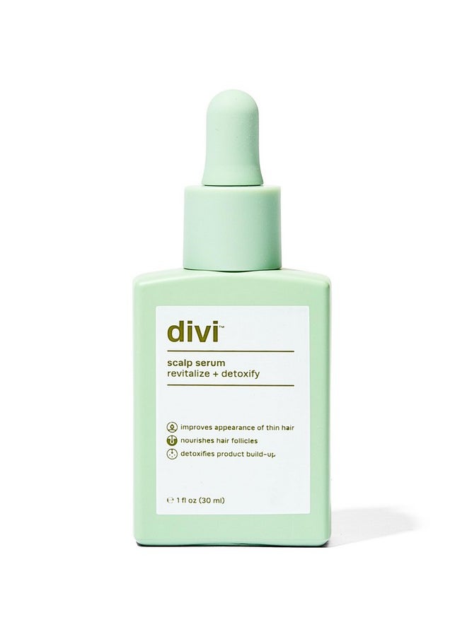 DiVi - Scalp Serum Revitalize And Detoxify Aids Against Hairthinning Nourishes Hair Follicles Detoxifies Product Buildup (30 Ml) - Image 1