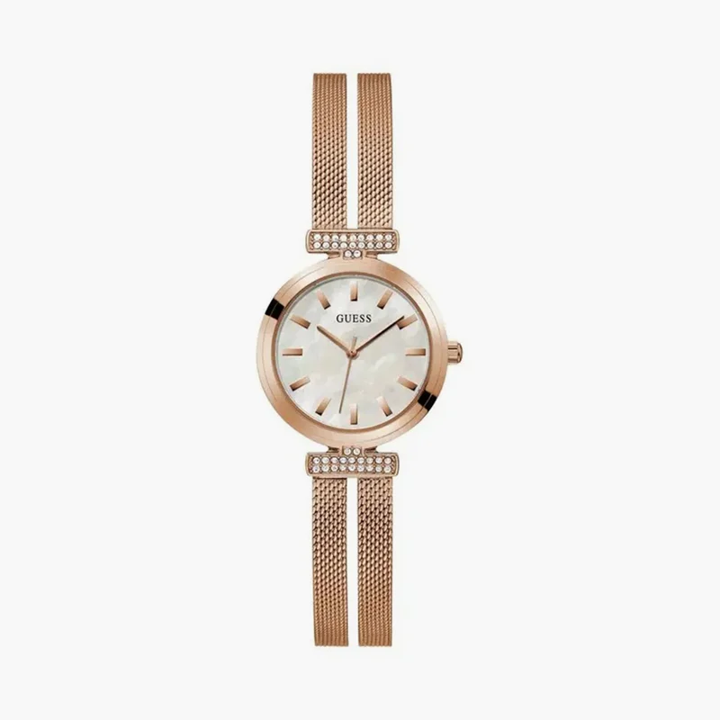 جس Rose Gold Analog Watch for Women