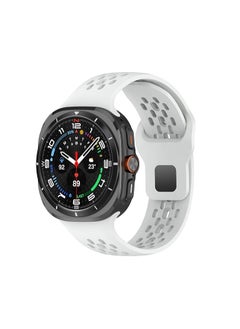 MOCOM Silicone Watch Band for Samsung Galaxy Watch Ultra 47mm, Soft Breathable Replacement Strap for Galaxy Watch Ultra 47mm, Waterproof Wristband Smartwatch Accessories  - Image 2