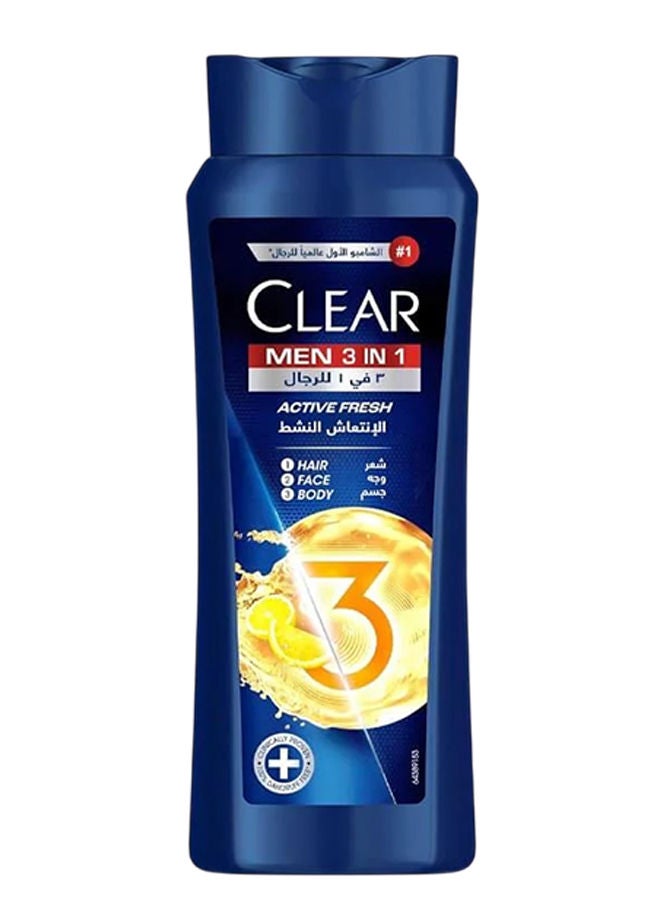 شامبو كلير 3 في 1 برائحة منعشة وفعّالة 600 مل
