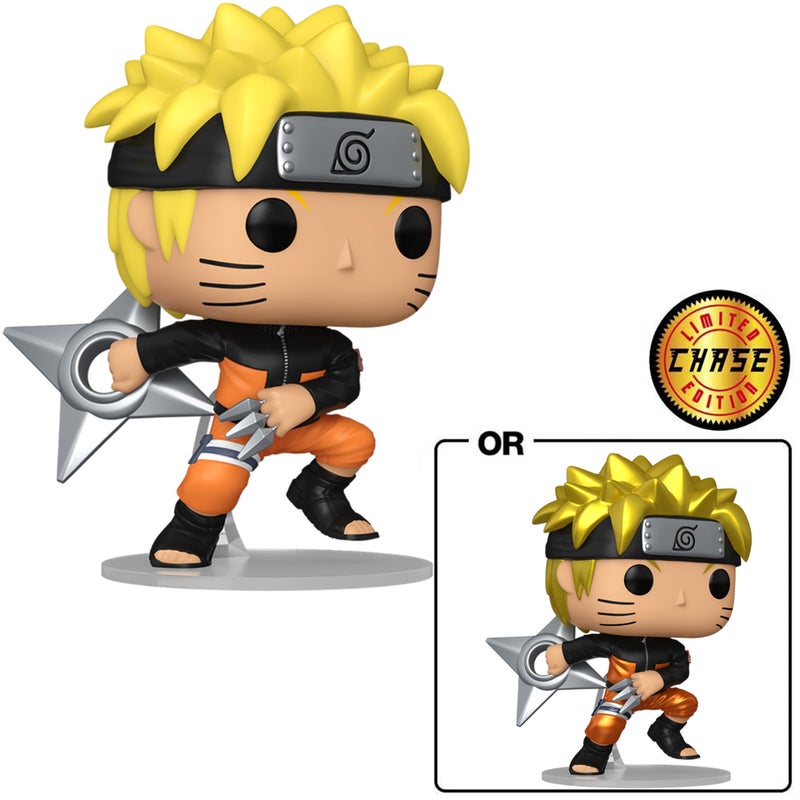 Funko فنكو بوب! أنيميشن: ناروتو شيبودن - ناروتو (شوريكن) - 1/6 احتمالات للنسخة النادرة - ناروتو - تمثال فينيل قابل للجمع - فكرة هدية - منتجات رسمية - ألعاب للأطفال والبالغين - Image 1