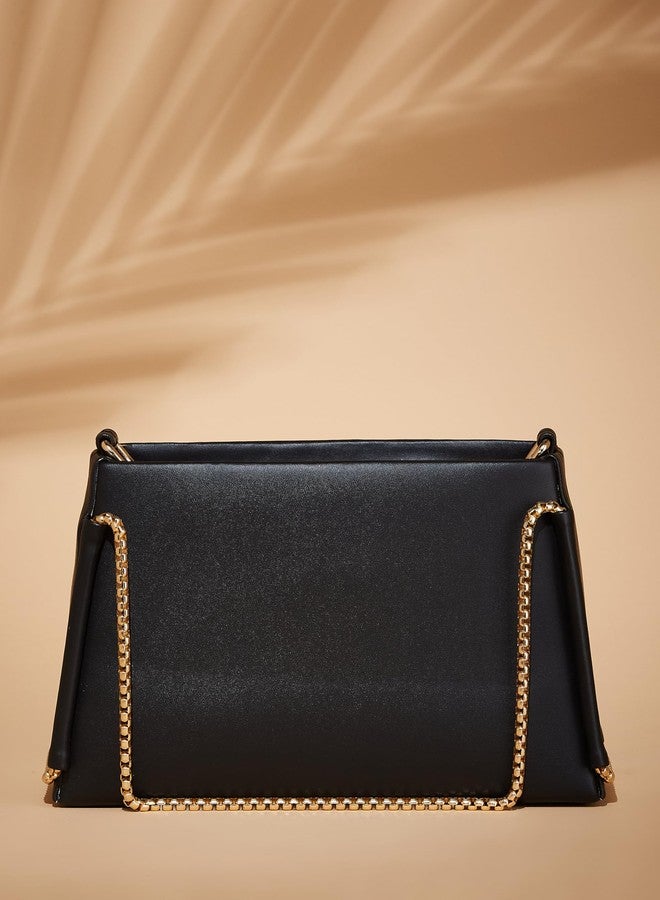 Fargo PU Women's Bucket Sling Bag (Black) - Image 5