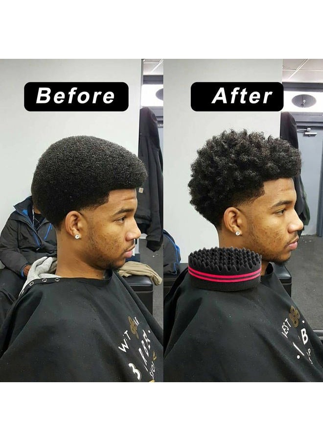 Supaze 2pcs Hair Sponge Twist Comb, Hair Sponges for Men Curls and Natural Hair Women, Sponge Brush for Hair, Twist Brush and Curl Comb, Hair Twist Tool - Image 5