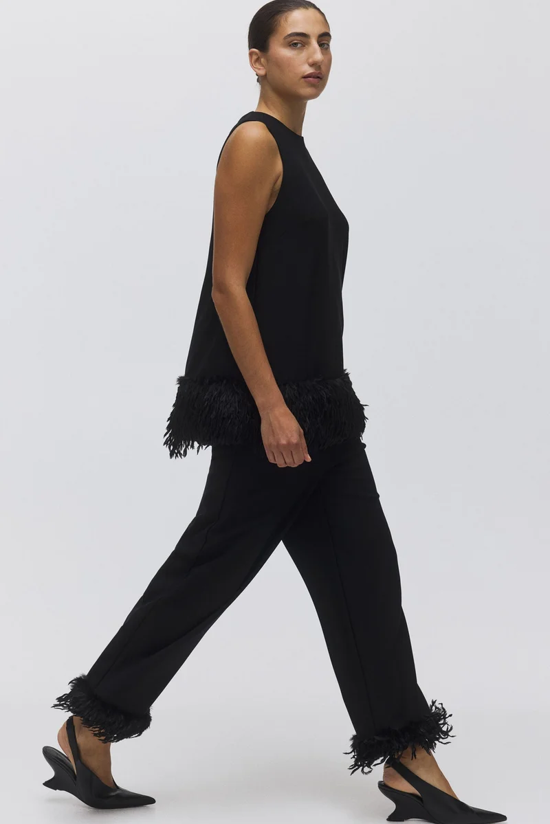H&M Fringed trousers