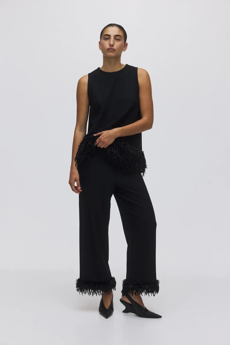 H&M Fringed trousers
