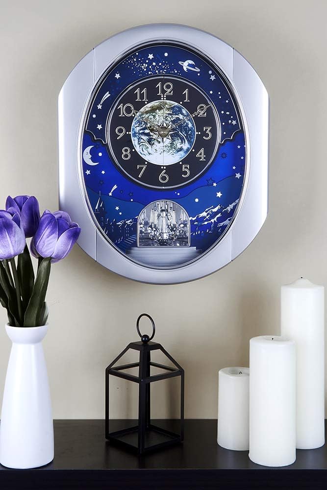 Rhythm Clocks Rhythm Clocks Peaceful Cosmos II Magic Motion Clock  - Image 3