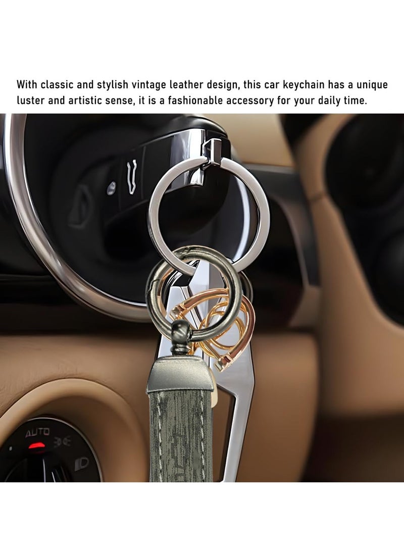 شيفروليه سلسلة مفاتيح من ألياف الكربون المنقوشة بشعار شيفروليه مع مشبك دوار 360 درجة وحلقة معدنية - Image 5