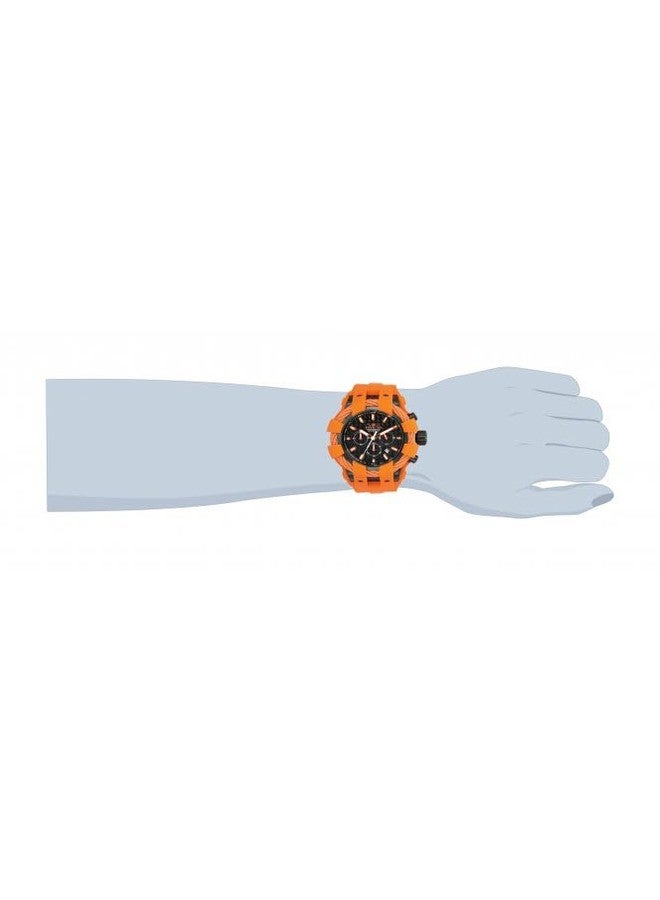 INVICTA Men's Analog Quartz Watch with Silicone Strap 23871, Black Ion-plated, Casual - Image 2