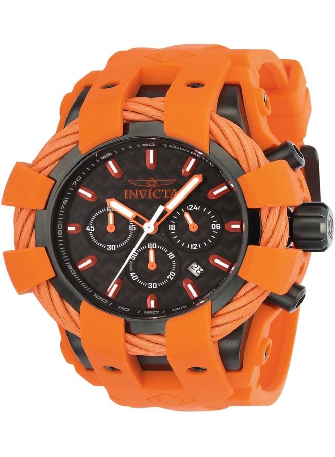 INVICTA Men's Analog Quartz Watch with Silicone Strap 23871, Black Ion-plated, Casual - Image 1